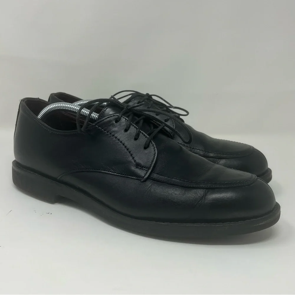 Allen Edmonds Road Warrior Ultralight Black Leather Lace Up Derby Shoes Sz 8.5‎